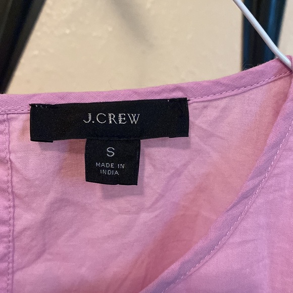 J Crew Mauve Blouse Size S 100% Cotton - Picture 2 of 3